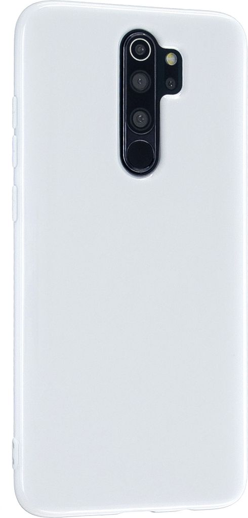 Für Redmi Note 8/8 Pro Handy Cover 2.0mm verdickt TPU Case Camera Protector Anti-Scratch Soft Phone Shell White