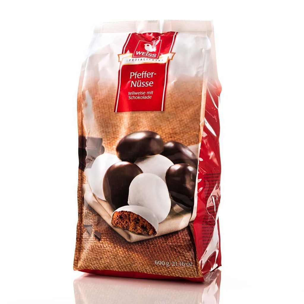 Weiss Pfeffernüsse glazurowane ciemną czekoladą 600g Zdjęcie produktu 