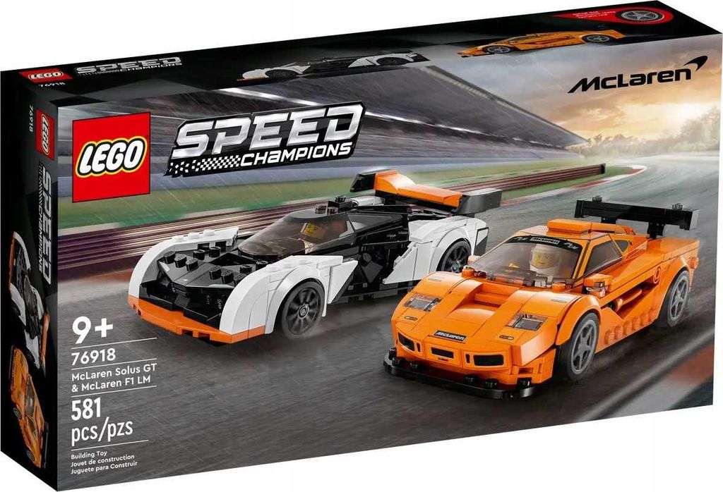 76918 - LEGO Speed Champions - McLaren Solus GT und McLaren F1 LM
