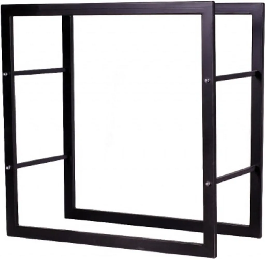 Markone BRENNHOLZREGAL R123 80x20x80 cm - Portalegna in Acciaio Moderno - 3