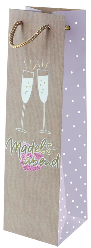 SUSY CARD Flaschentüte "Mädelsabend" für 1 Flasche