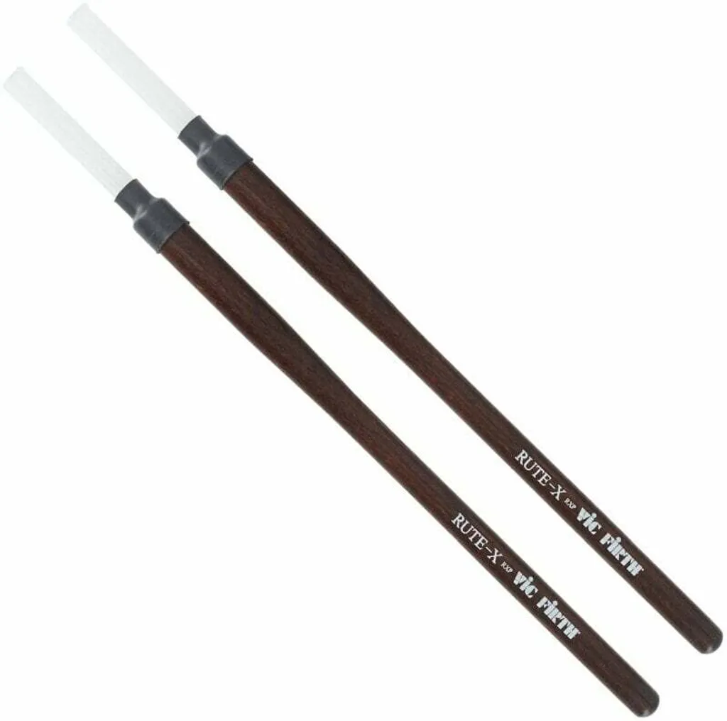 Baguettes de Batterie Vic Firth RUTE-X Idéales pour Jeu à Bas Volume