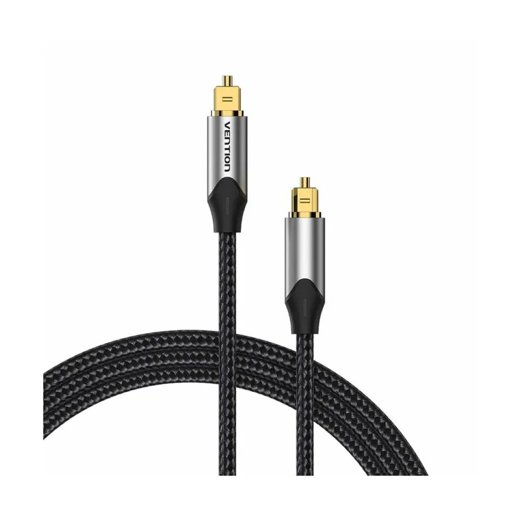 Cavo Ottico 5 Metri Vention BAVHJ Nero: Audio Premium e Design Elegante