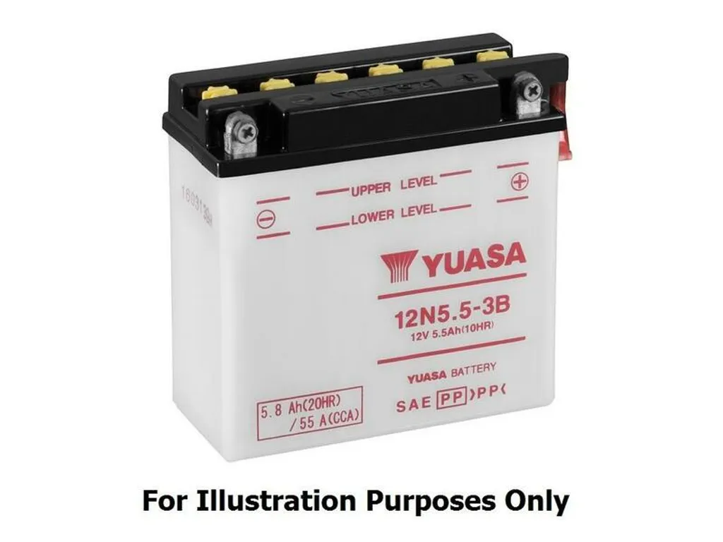 Batterie de Démarrage 12V 24Ah Yuasa 12N24-3A pour Autoportée et Jardin
