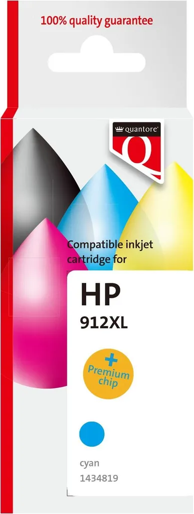 Cartouche HP 912XL 3YL81AE Cyan : Solution Économique Pack de 12 Unités
