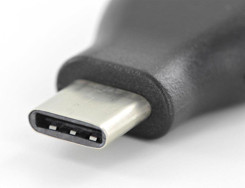 DIGITUS USB Type-C Adapter, Type-C - A-Buchse, schwarz Immagine del prodotto 