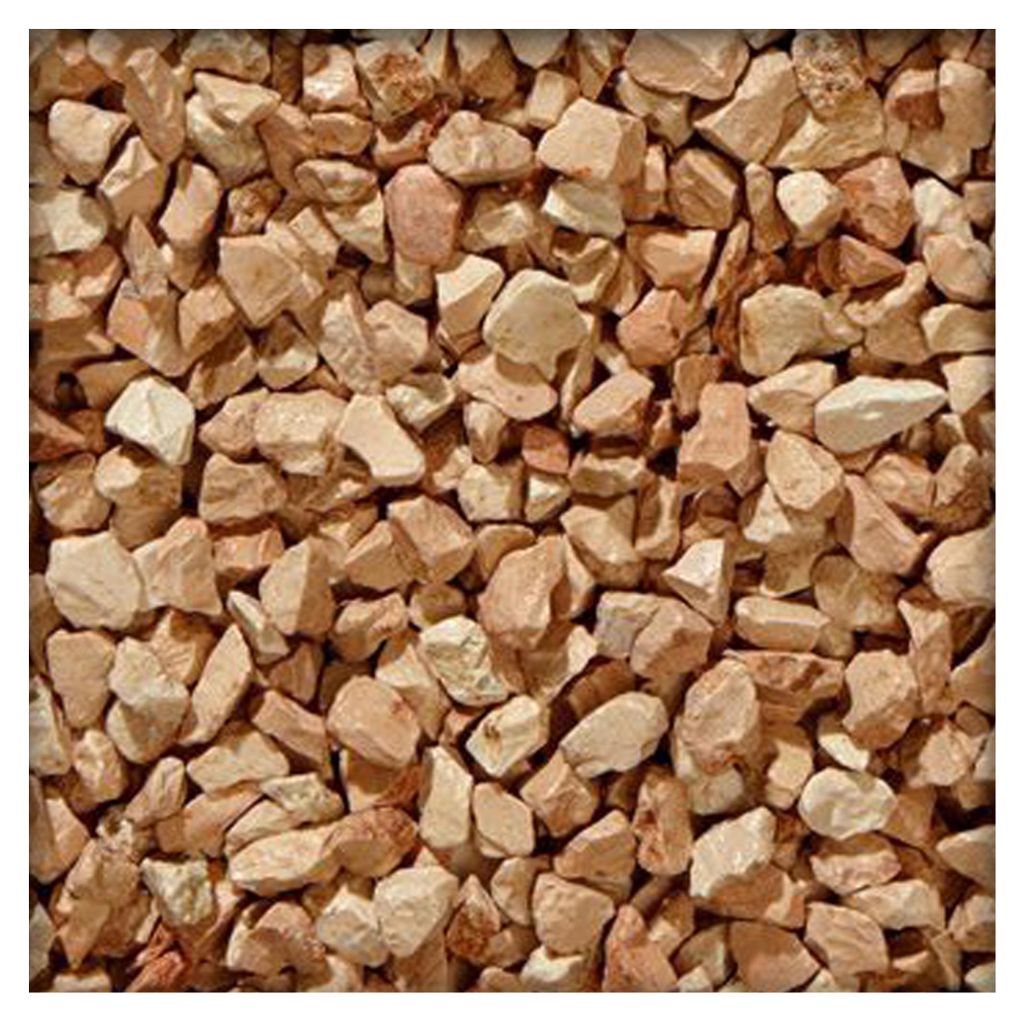 25 kg Marmorsplitt Marmorkies Gartenkies Zierkies Edelsplitt 22/30 mm Rosa Corallo