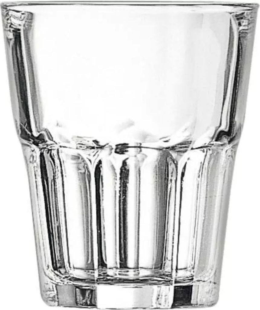 Arcoroc J2610 Niedrige Glasbecher, klar, 16 cl, 6 Stück. Produktbild 