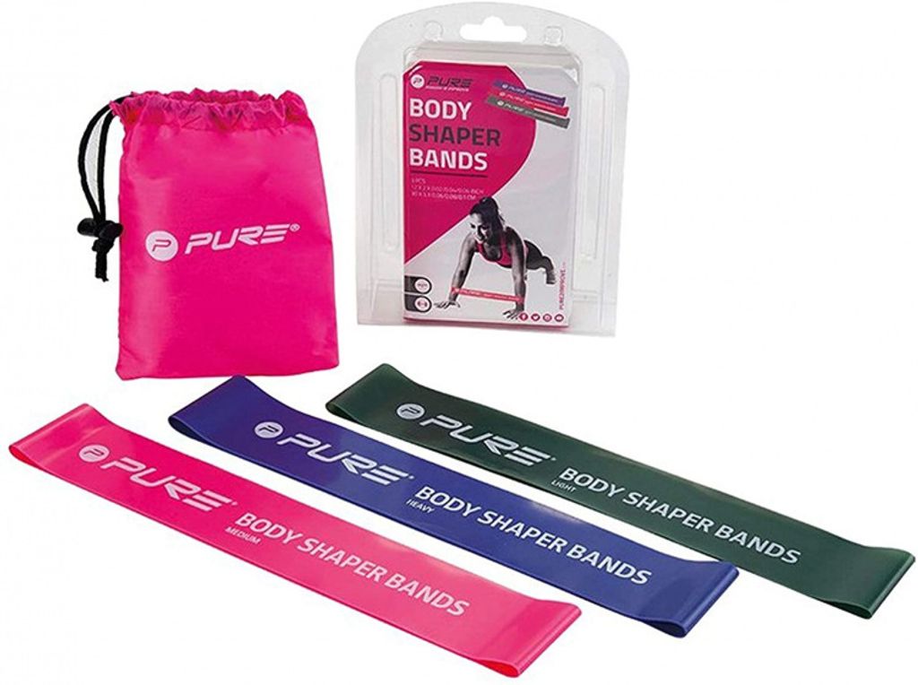 Pure2improve odporové pásy dámske 30 x 5 cm latex 3 kusy Obrázok produktu 