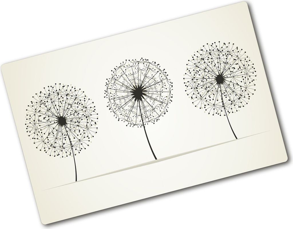Tulup Glas Herdabdeckplatte - 80x52 cm - Produktbild 