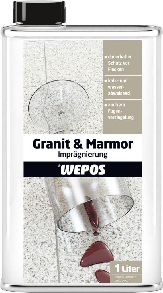 Wepos Granit- und Marmorimprägnierung 1 L Produktbild 