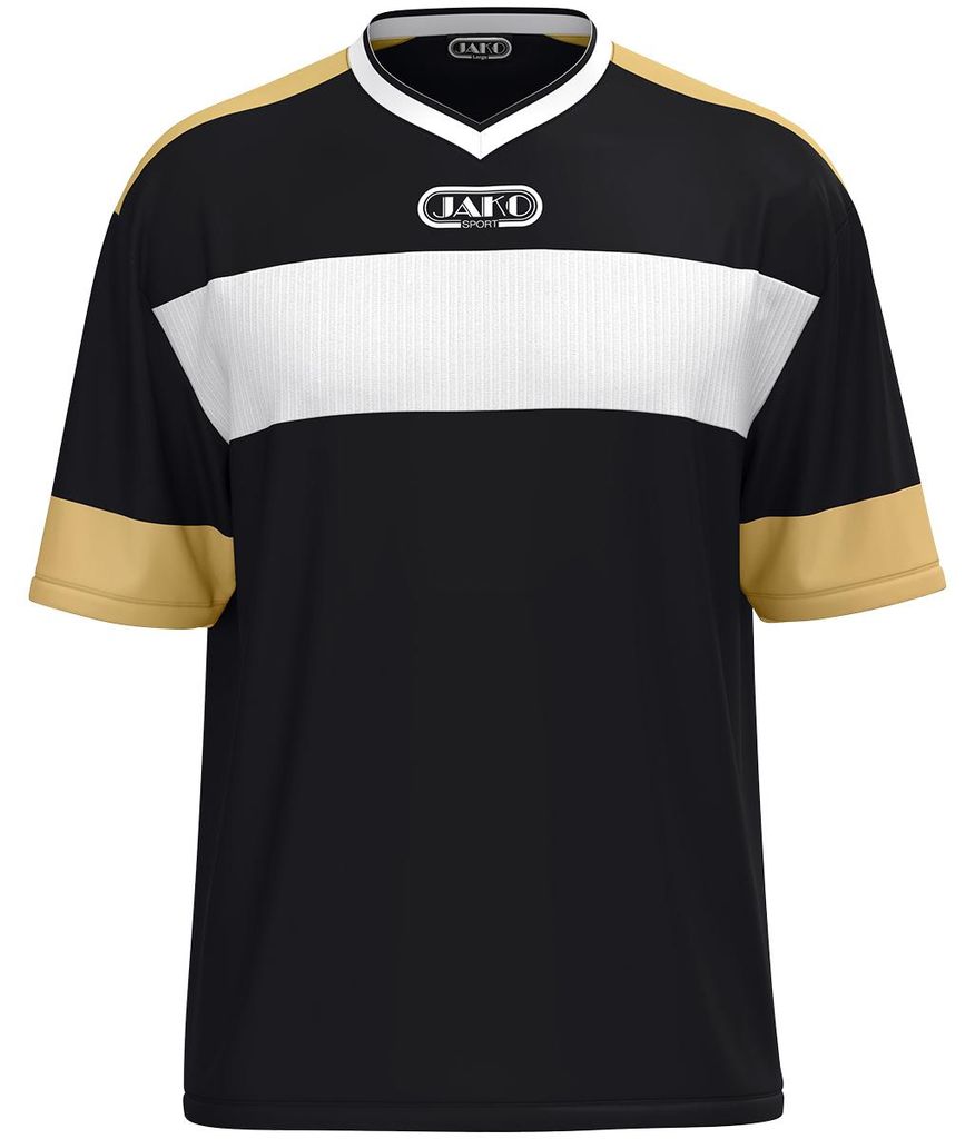 Jako Trikot Club 92 Ka - schwarz/weiß/gold, Größe:XXL