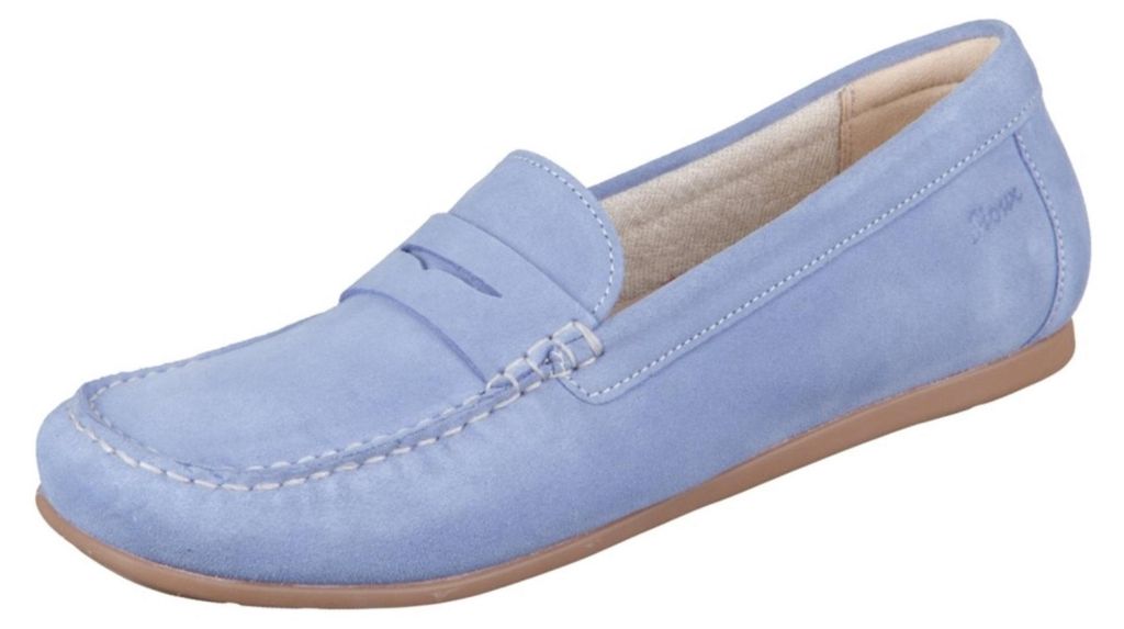 Sioux 4142081 SIMADESA-700, Slipper & Mokassin in Blau für Damen, Größe 38