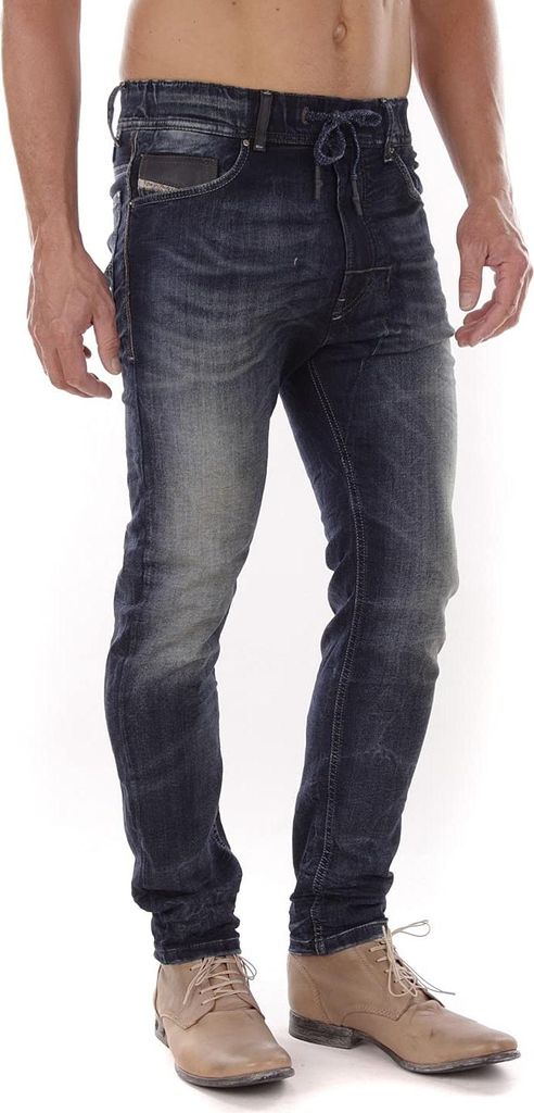 Diesel Narrot-NE 0600S Herren Sweat Jeans Hose Slim Carrot