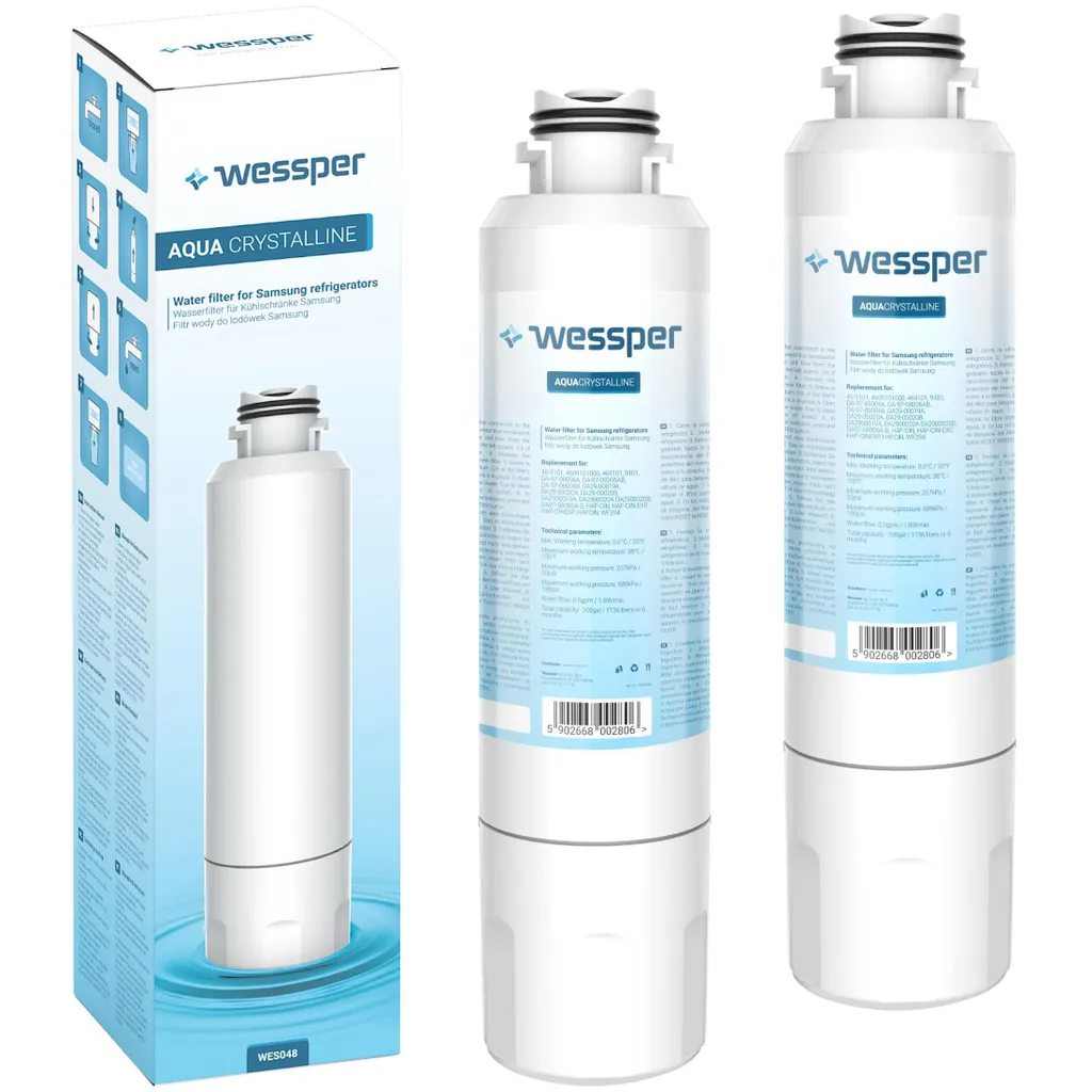 2x Filtri Frigo Samsung Wessper: Proteggi la tua Famiglia