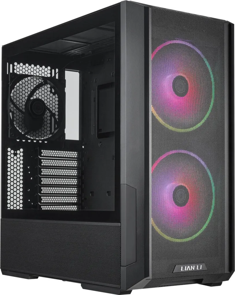 Case Lian Li LANCOOL 216R-X: Facilità di Montaggio e Airflow Top