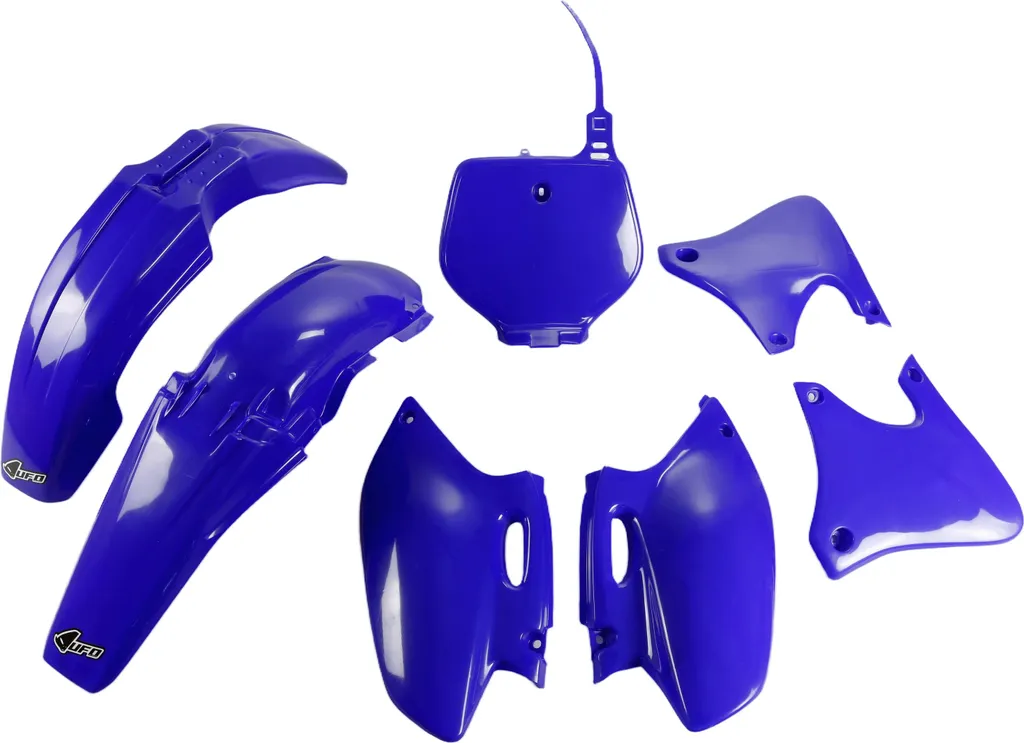 Kit de carénage Yamaha YZ 400 F pour restauration moto cross bleu