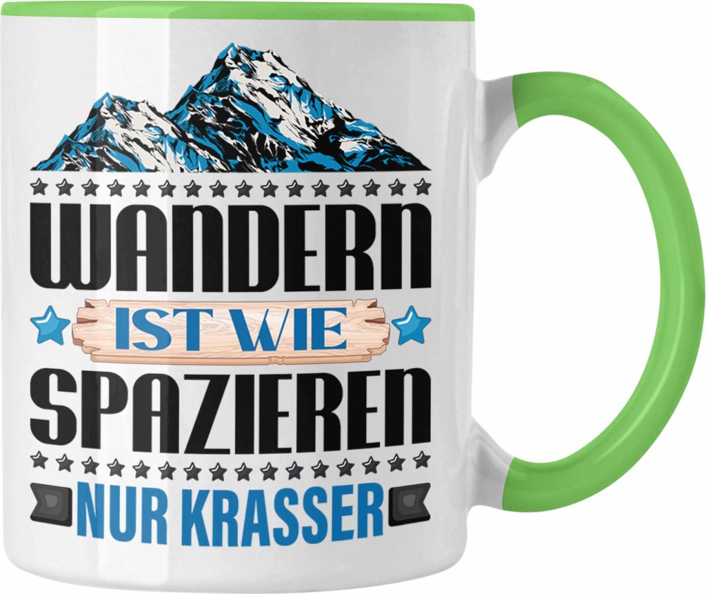 Trendation - Wandern Tasse Geschenk Spruch Wanderer Wandern Produktbild 