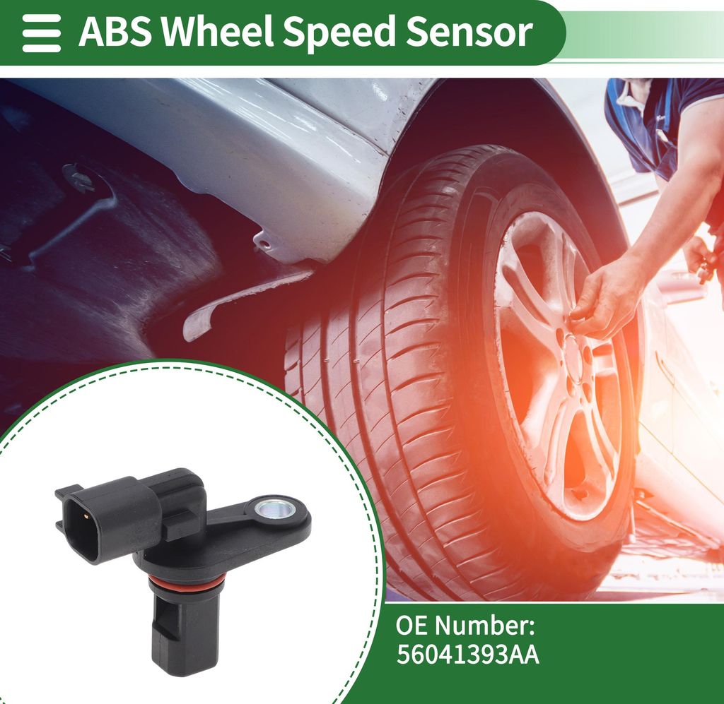 ABS Radgeschwindigkeitssensor ABS Sensor Antiblockiersystem Sensor Nr.56041393AA für Jeep Liberty 2002-2005 1 Stück Hinten Links Hinten Rechts