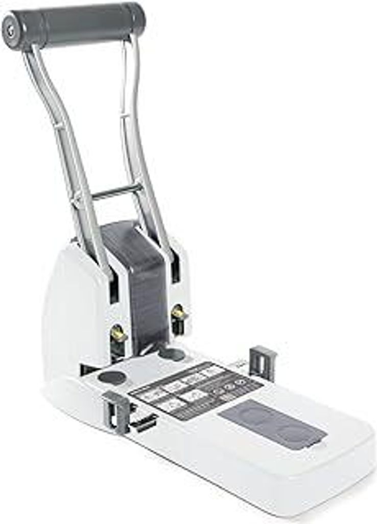 Rapesco 1405 ECO P2200 2-Fach Registraturlocher, 150 Blatt Stanzkapazität, Soft Weiß
