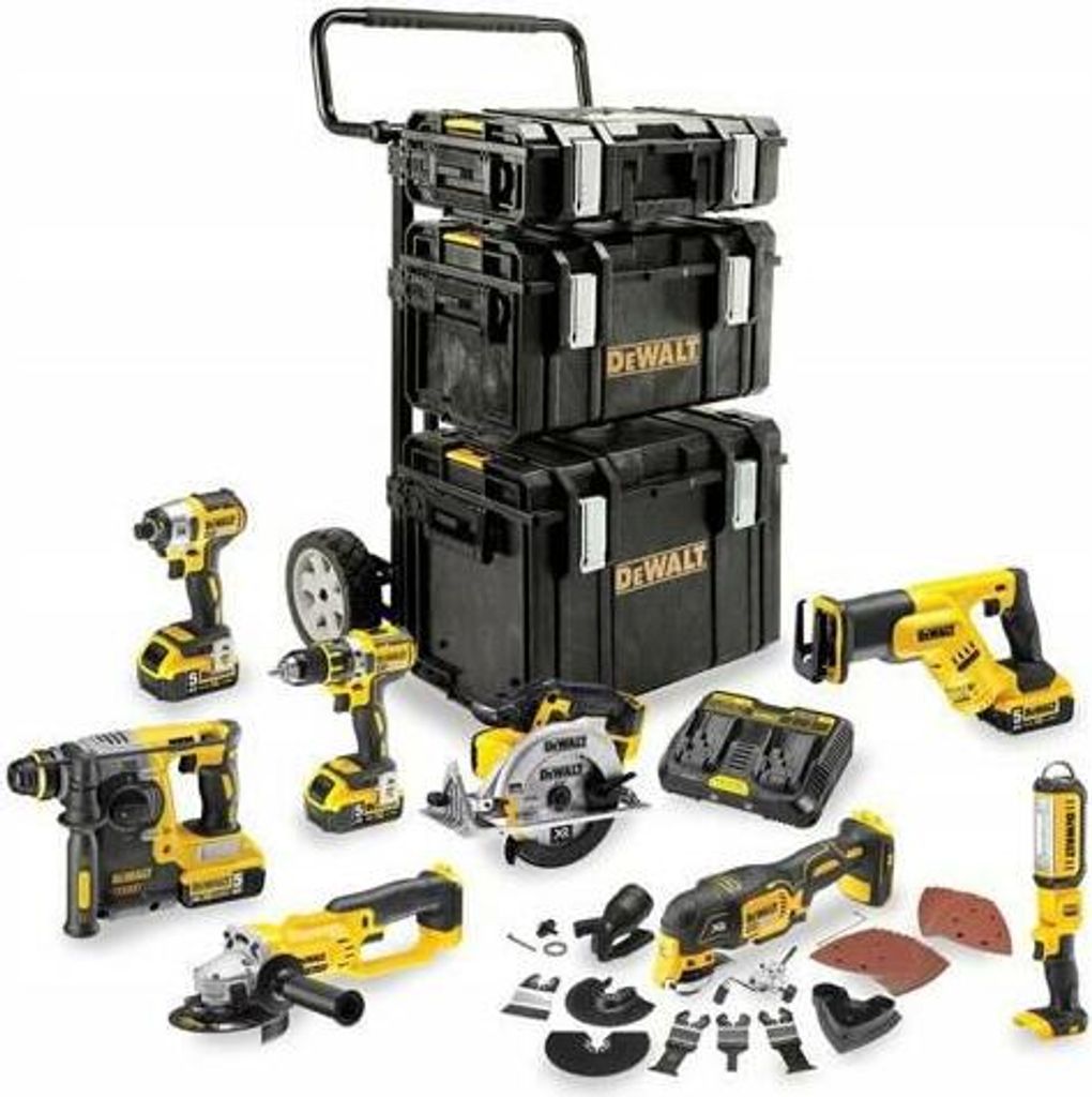 DeWALT DCK856P4-QW, 9000 ot/min, 18 V, 5 Ah Obrázek produktu 