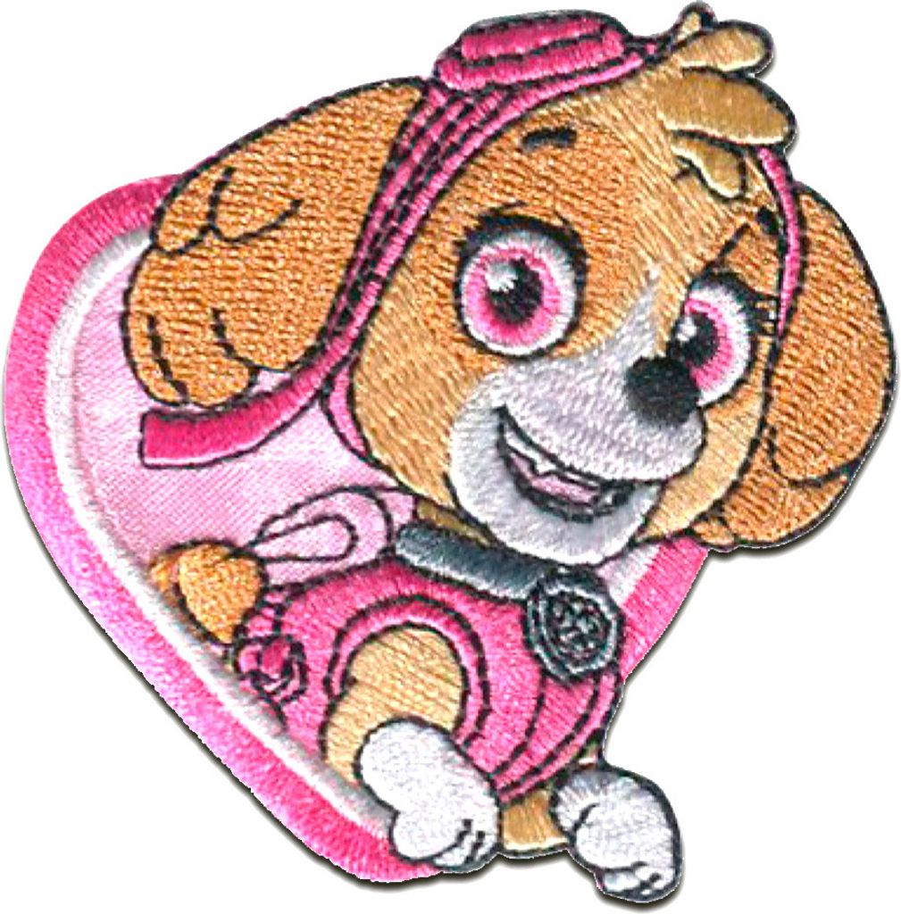 Paw Patrol © Skye - Aufnäher, Bügelbild, Aufbügler, Produktbild 