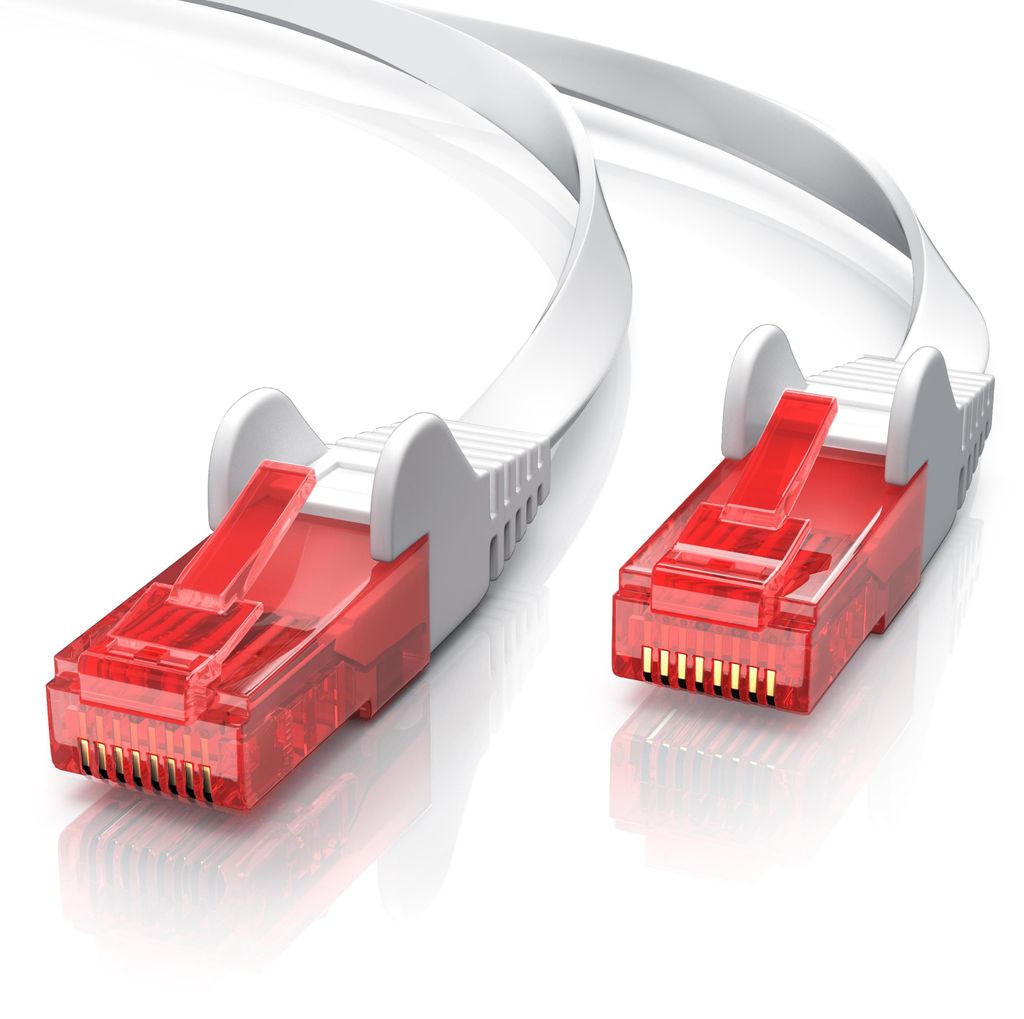 Cable LAN Cat 6 plano – con múltiples blindajes – UTP Imagen del producto 