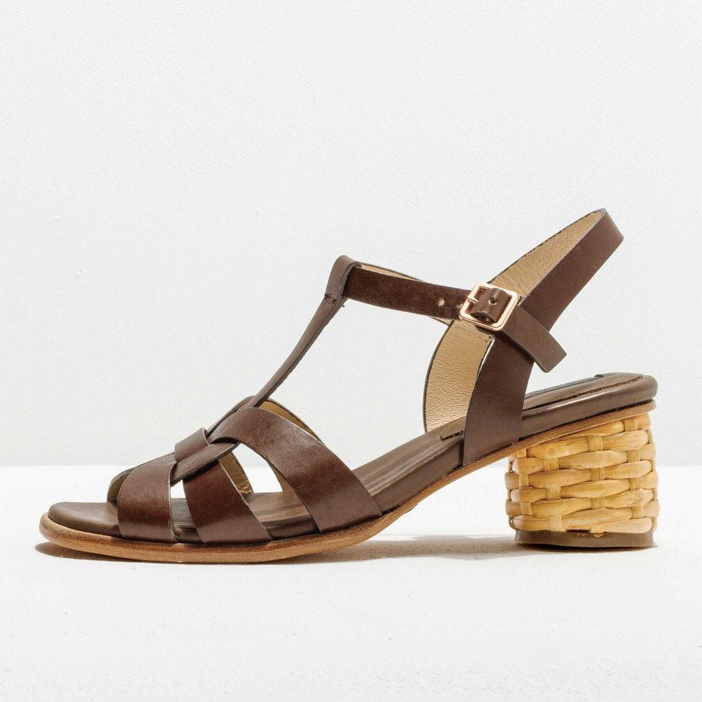 Neosens Sandalen mit hohem Absatz Damen S3302 RESTORED SKIN BROWN /MALVASIA Farbe Braun