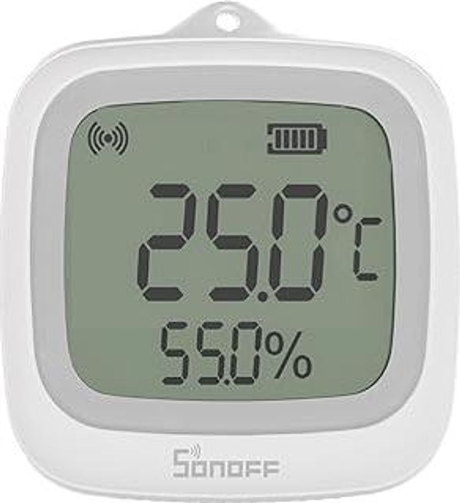 SONOFF SNZB-02WD IP65 Zigbee LCD Smart-Temperatur-Feuchtigkeitssensor, wasserdicht für Gewächshaus/Badezimmer, APP-Überwachung mit Diagrammen, f...