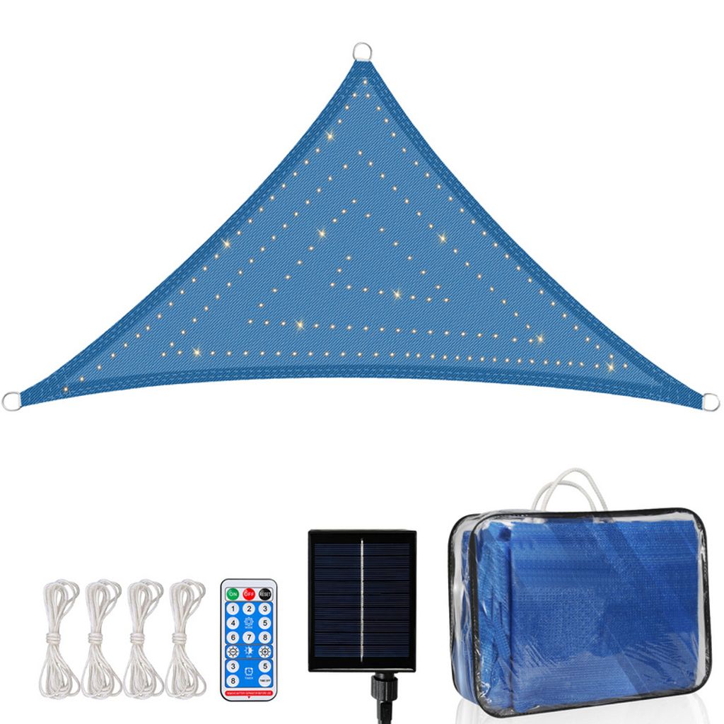 Jopassy Sonnensegel mit LED Beleuchtung Kaufland.de