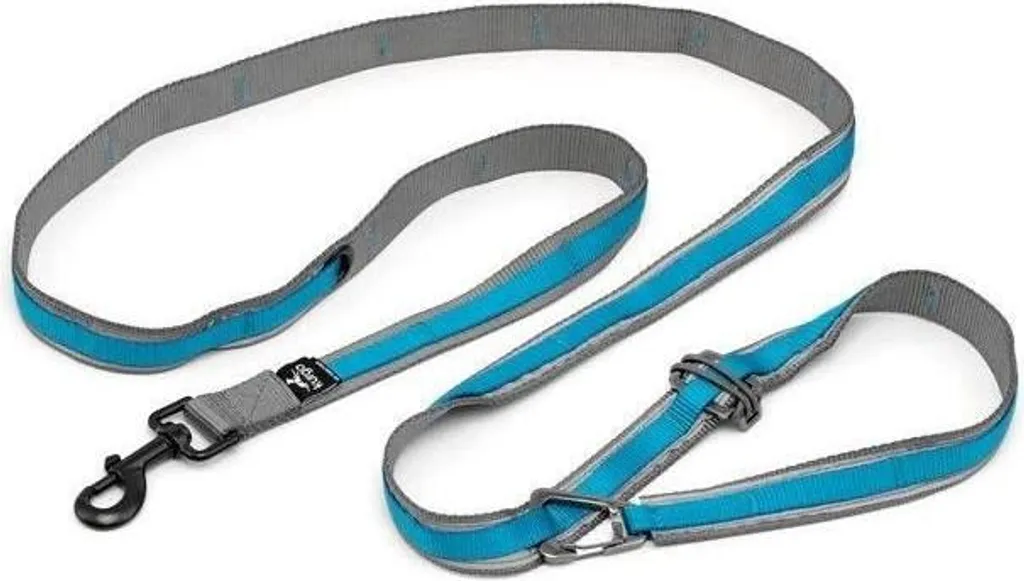 Guinzaglio 6-in-1 Kurgo Quantum Blu - Attrezzatura Cinofila Professionale