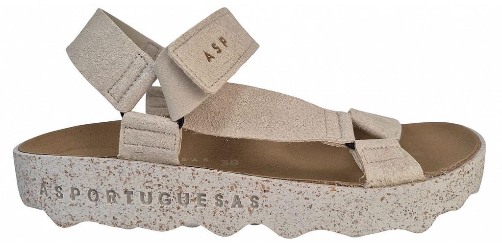 Asportuguesas Clew Lady nude Sandale Beige in Gr. 40 Produktbild 