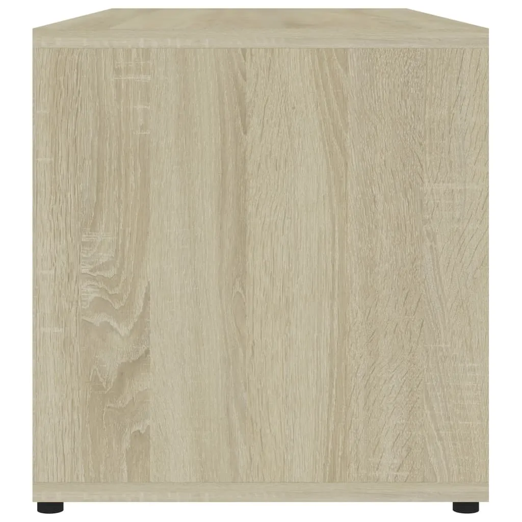 SYFAX™ Mobile Porta TV Rovere Sonoma 80x34x36 cm Legno Multistrato - 7