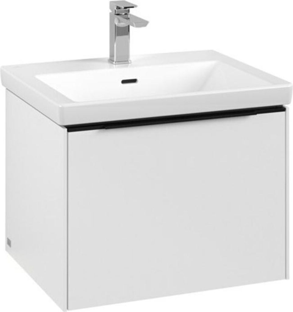 Villeroy & Boch Subway 3.0 Waschbeckenunterschrank, LED-Beleuchtung, 1 Auszug, 572x429x478mm, C577L1VF