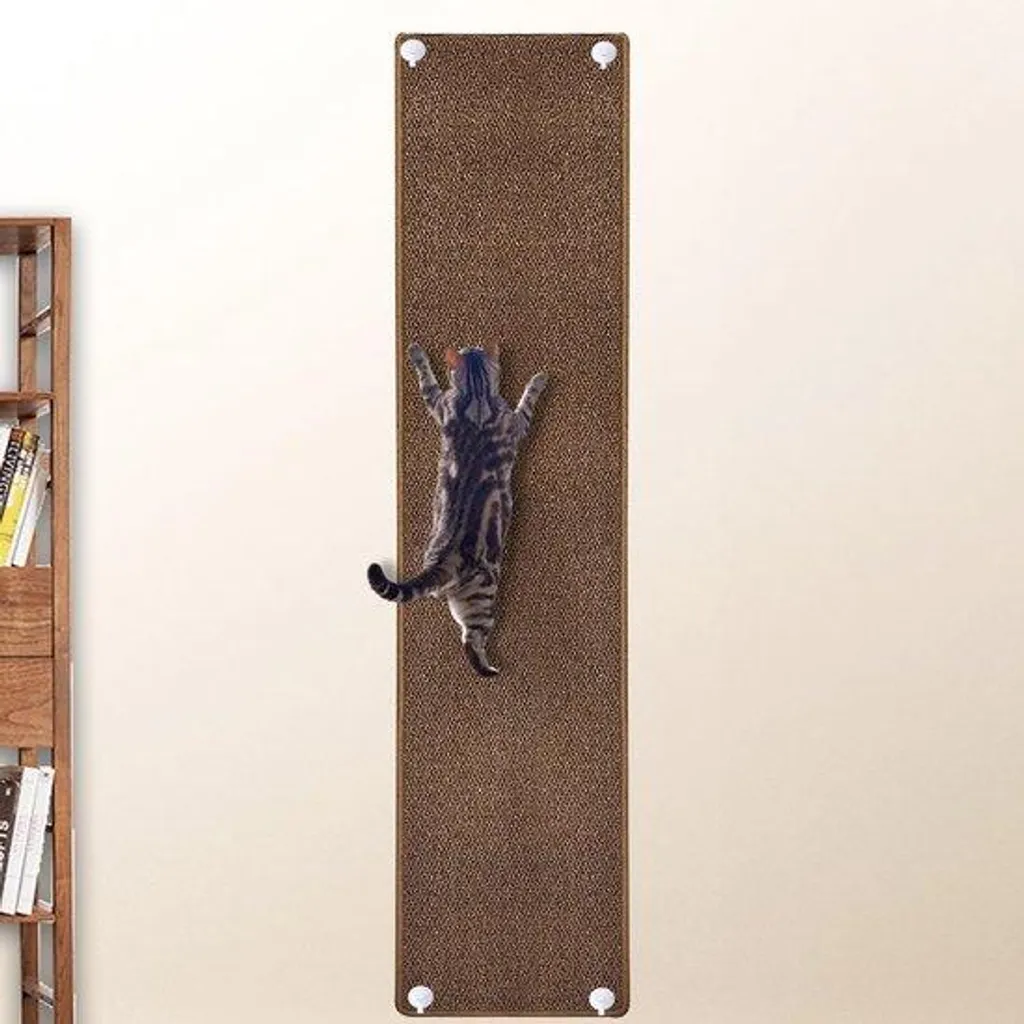 Grand Tapis à Griffer Mural 180cm pour Chat - Protection Sofa et Meubles