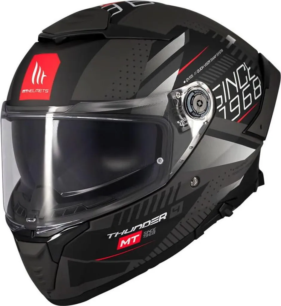 Casque MT THUNDER 4 SV LUMINENCE haute visibilité et écran anti-rayures