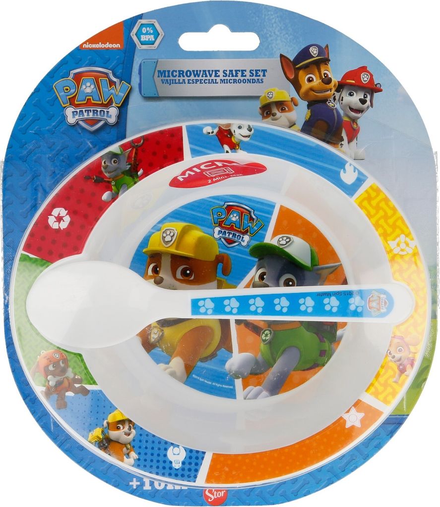 Sada nádobí Paw Patrol miska + lžíce bez BPA Obrázek produktu 