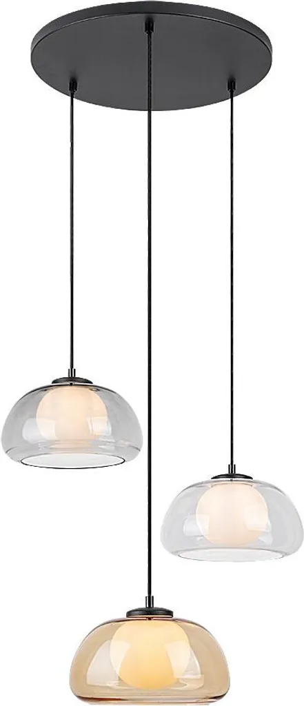 Suspension design 3 lampes Elowen pour salon et salle à manger