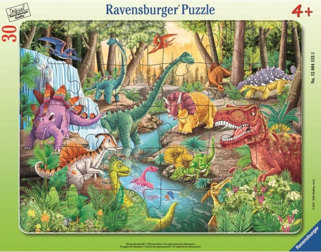 RAVENSBURGER Puzzle Dinosaurier 30 Puppen Produktbild 
