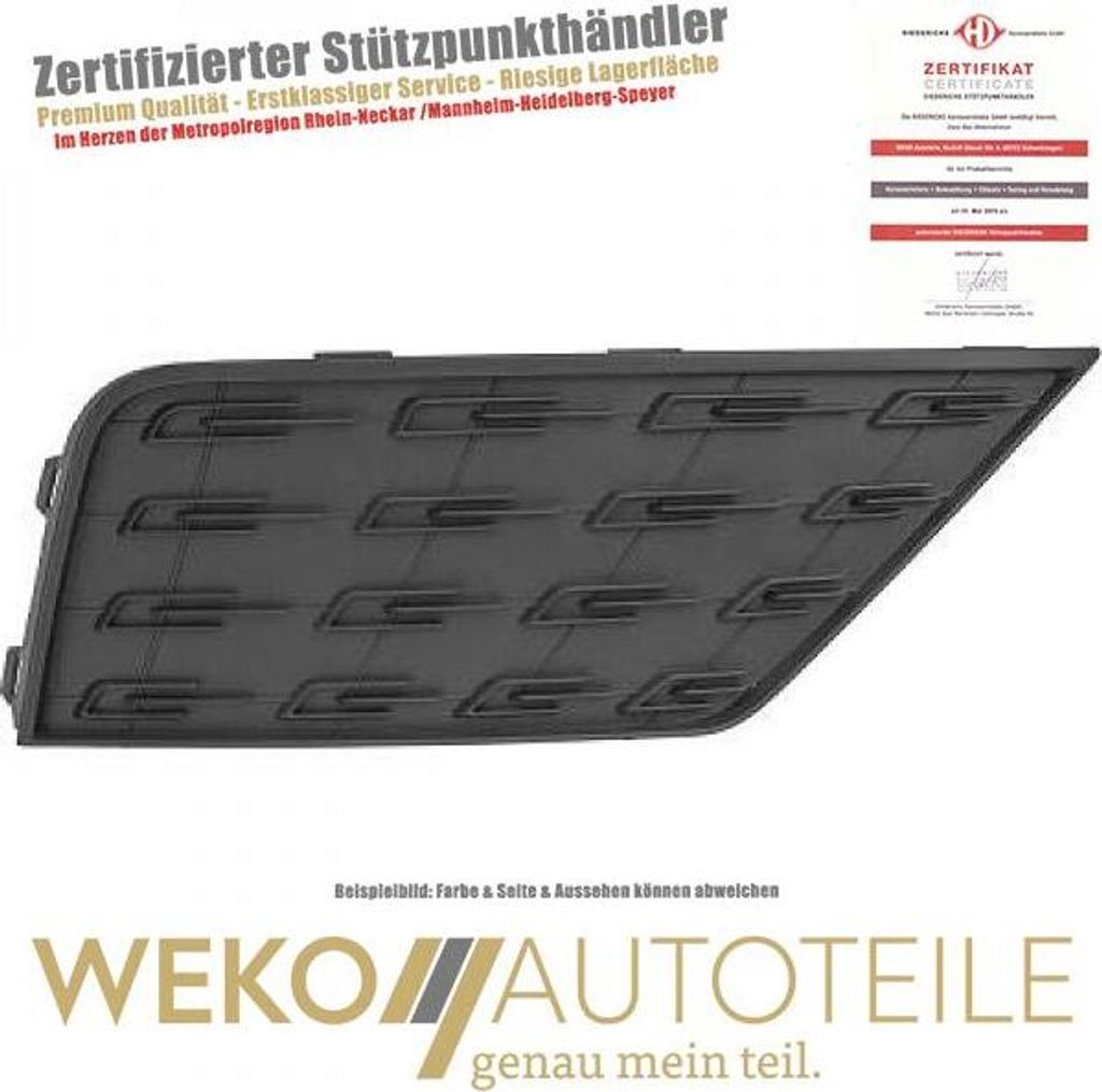 Lüftungsgitter Stoßstange rechts DIEDERICHS 7433546 für SEAT