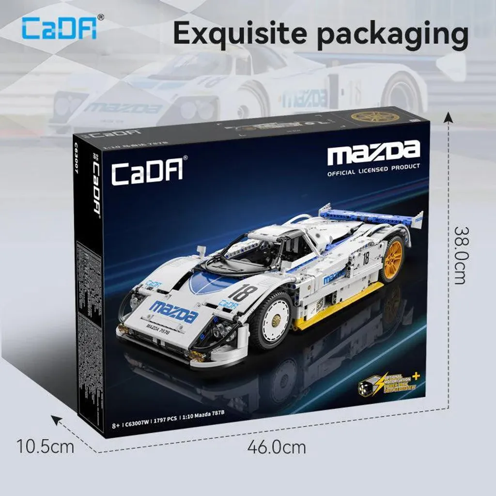 CaDA Mazda 787B Technique - 1797 Bloc de Construction - Modèle #18
