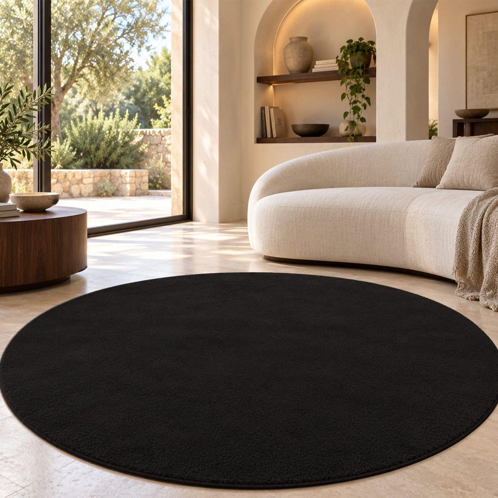Paco Home Waschbarer Teppich Wohnzimmer Kurzflor Produktbild 