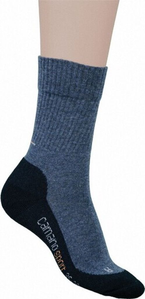 Camano Children Sport Socks NOS blau, 2er Pack Socken, Komfortbund ohne Gummidruck