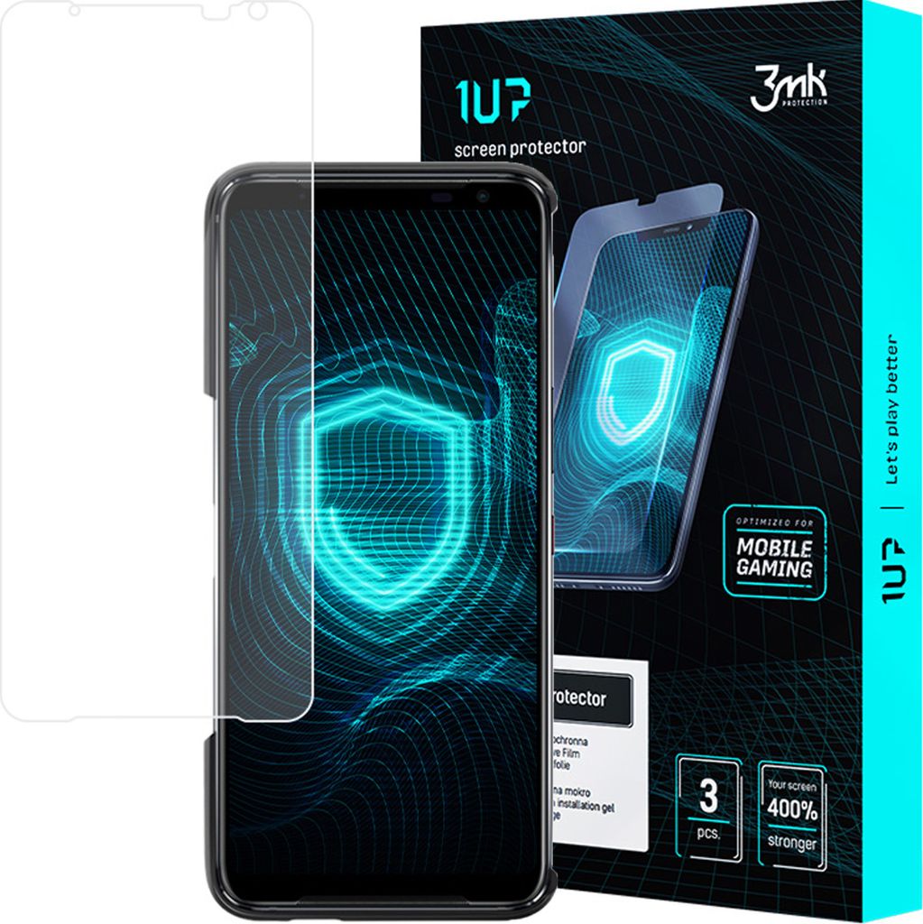 3mk Display Schutzfolie 1UP für Asus ROG Phone 3 transparent Gaming (3 Stück)
