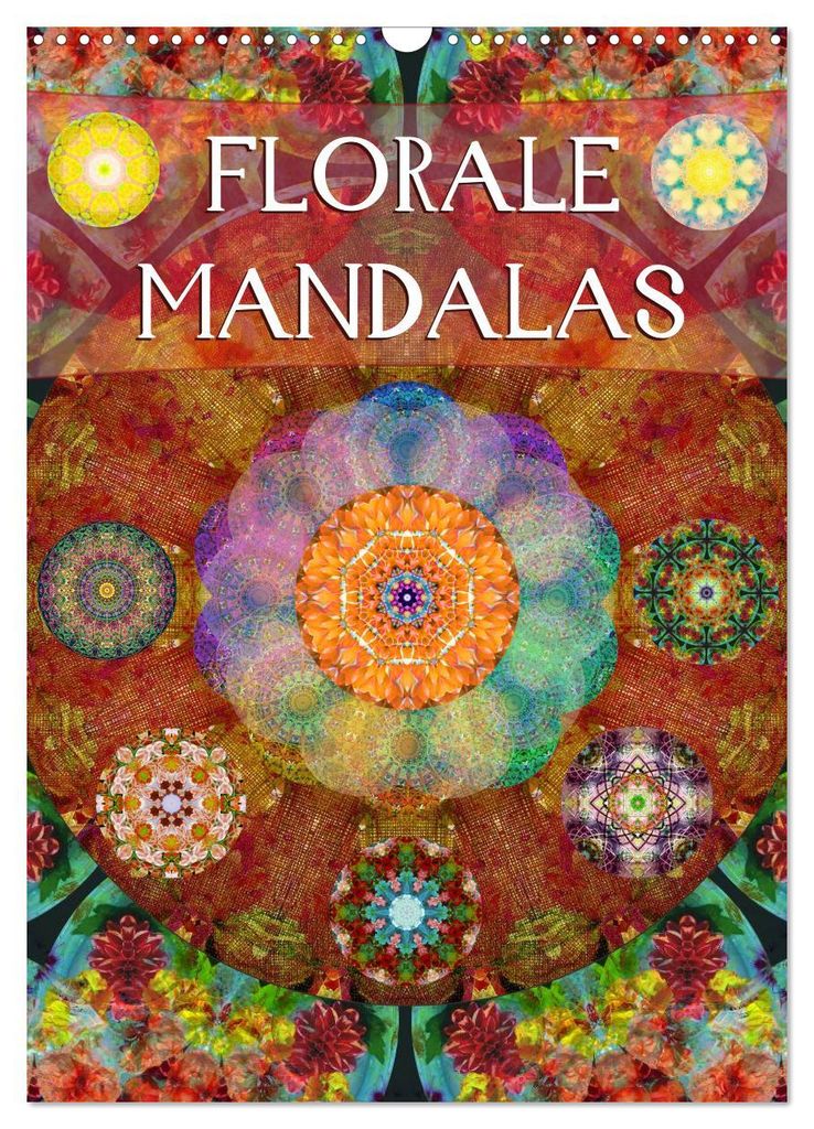 FLORALE MANDALAS (Wandkalender 2027 DIN A3 hoch), CALVENDO Produktbild 