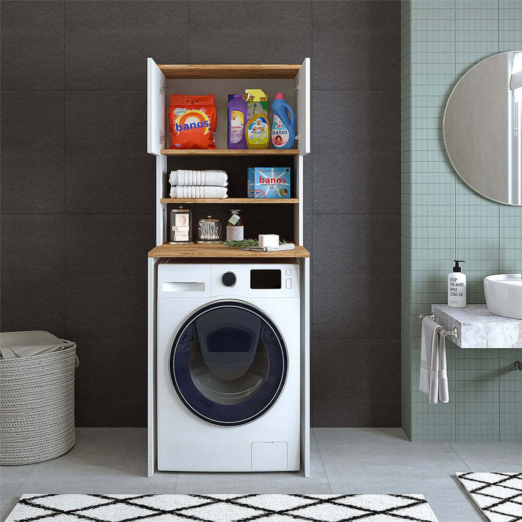 Roomart, Badezimmer Waschmaschinenschrank Atlantic,  Produktbild 2