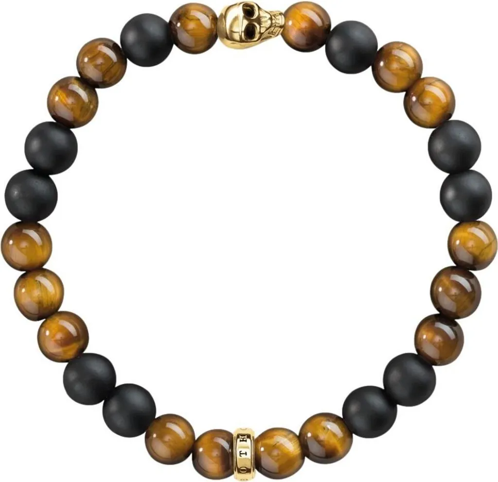 Bracelet gourmette unie en argent doré Thomas Sabo Rebel at Heart 17cm