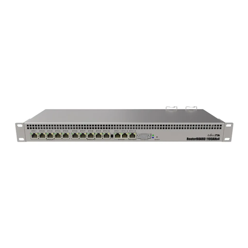 Routeur de Périphérie RB1100x4 idéal pour VPN et Gestion de Bande Passante