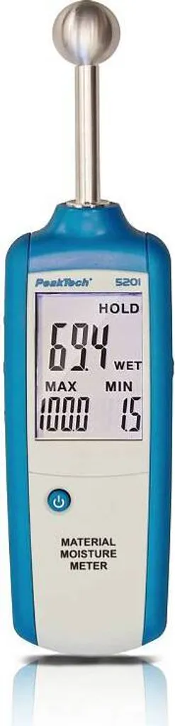 Testeur d'humidité PeakTech P 5201 pour diagnostic de bâtiment Pro