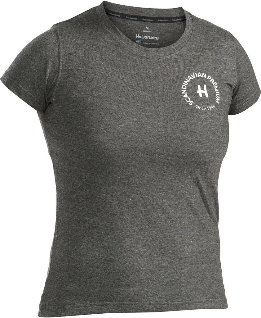 Halvarssons H Damen T-Shirt, grau, L